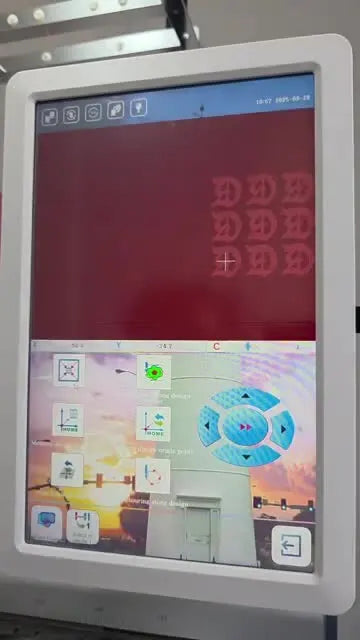 Stop Re-Hooping: Use the Dahao-Style “Repeats/Array” Screen to Batch 3×3 Designs Without Software (and Keep Them Centered)