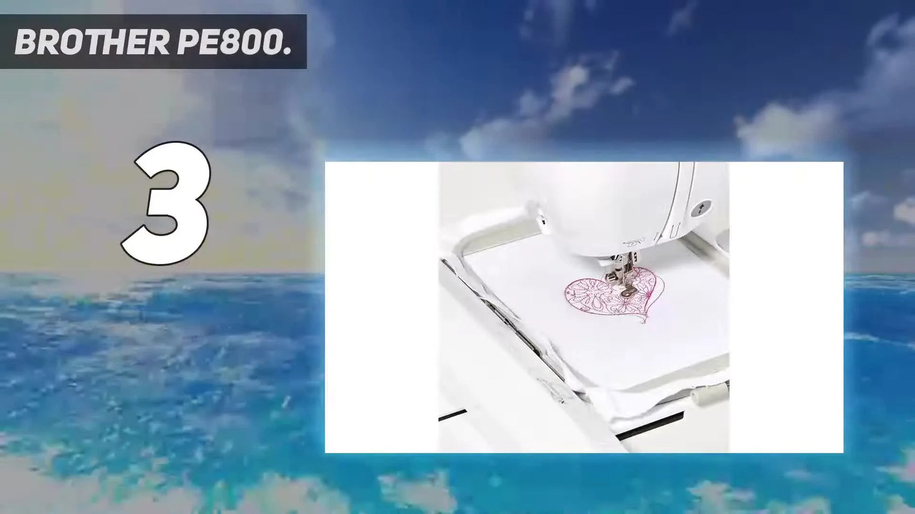 A combo sewing-and-embroidery setup shown side-by-side with a hooped project, highlighting how one machine can switch between sewing and embroidery tasks.