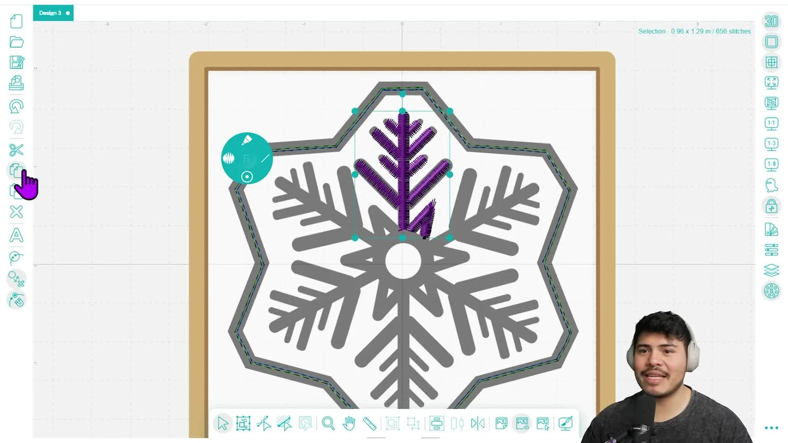 A Clean, Double-Sided Snowflake Ornament on a Tajima: The Magnetic Hoop Workflow That Saves Your Felt (and Your Sanity)