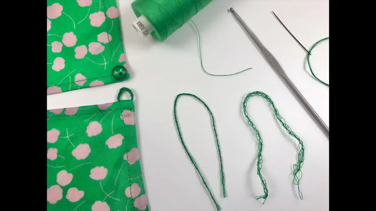 Label With Thread Chain How to Make a Thread Chain: Hand and Crochet Methods Explained ...