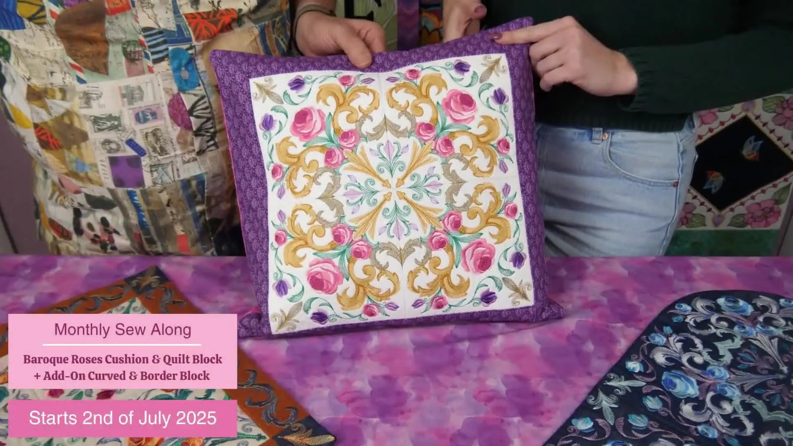 ITH Bags Without the Headache: Nailing the Sunbeam Purse Zipper Panels, Baroque Roses Cushion Blocks, and the “Do What You Love” Tote Gussets