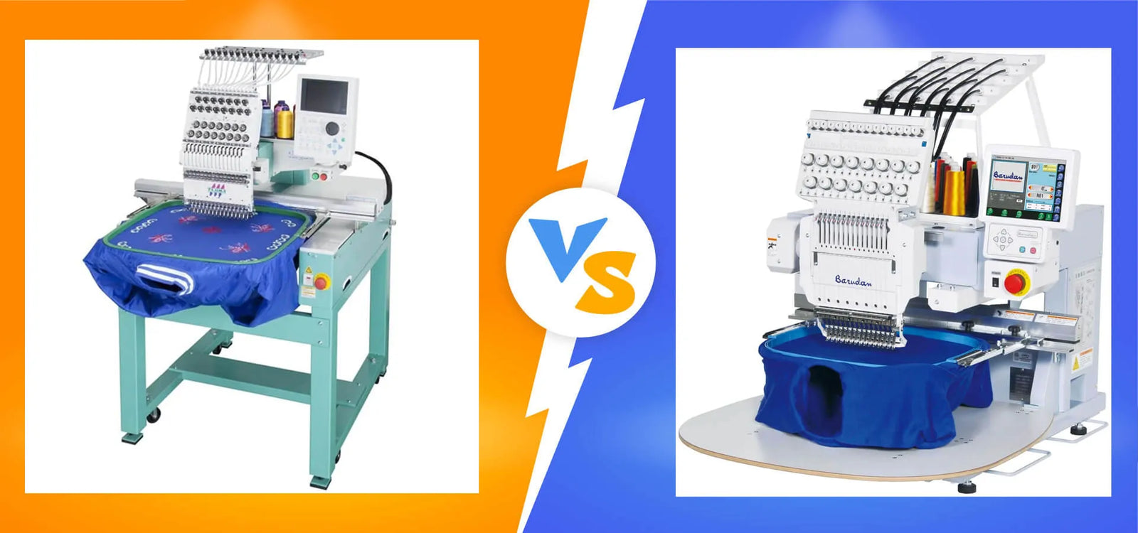 Tajima TWMX-C1501 vs Barudan BEKT-S1501CBIII The Detailed Comparison of Embroidery Machines