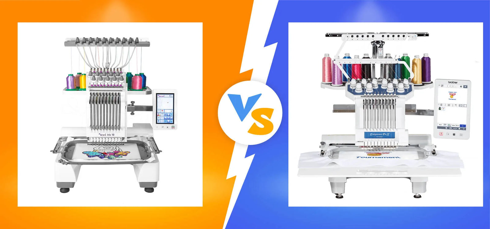 Texi Iris 10 vs Brother PR1055X the Detailed Comparison of Embroidery Machines