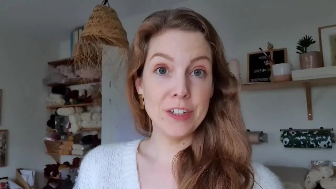 Woman introducing punch needle mistakes