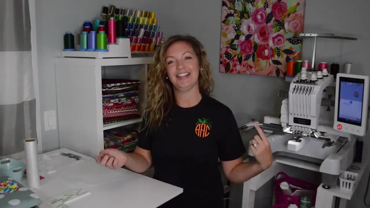 Embroider a Perfect Pumpkin Monogram Every Time