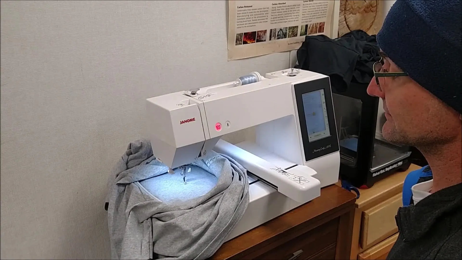 From CNC Fixturing to Fabric Fixturing: A Janome Memory Craft 500E T-Shirt Embroidery Workflow That Won’t Bite You Later