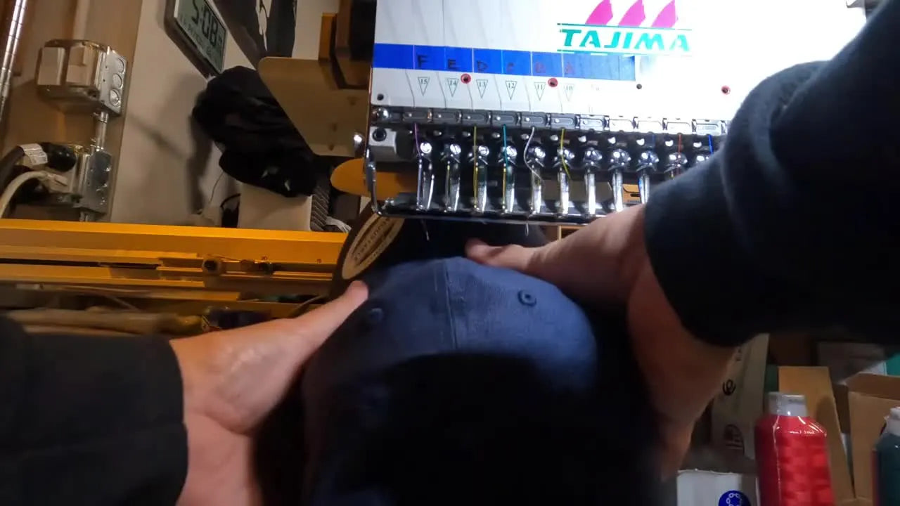 50 Hats on a Single-Head Tajima: The Magnetic Hooping Workflow That Saves Your Sanity (and Where It Still Bites You)