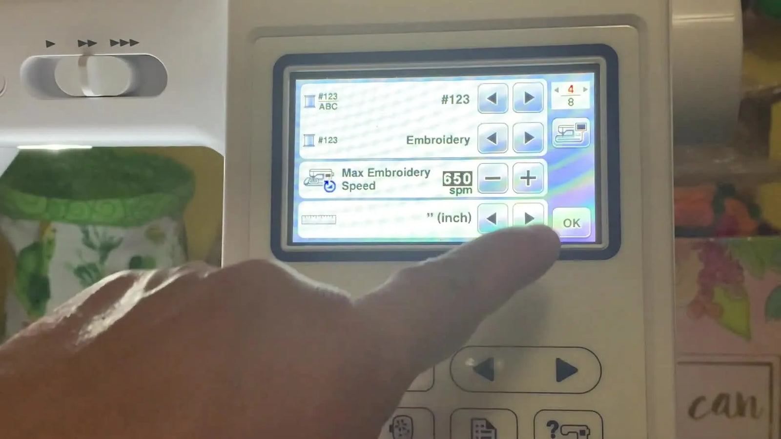 Stop Converting in Your Head: Switch a Brother Embroidery Machine from mm to Inches (and Make Your Hoops Make Sense Again)