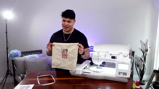 Stop Fighting the Frame: A Beginner-Friendly Way to Embroider a Canvas Tote Bag on a Brother Single-Needle Machine (Without Stitching It Shut)