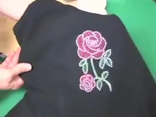 Embroidery + Hot-Fix Rhinestones That Actually Line Up: A No-Stretch Hooping and Cold-Peel Workflow for Sparkly, Washable Results