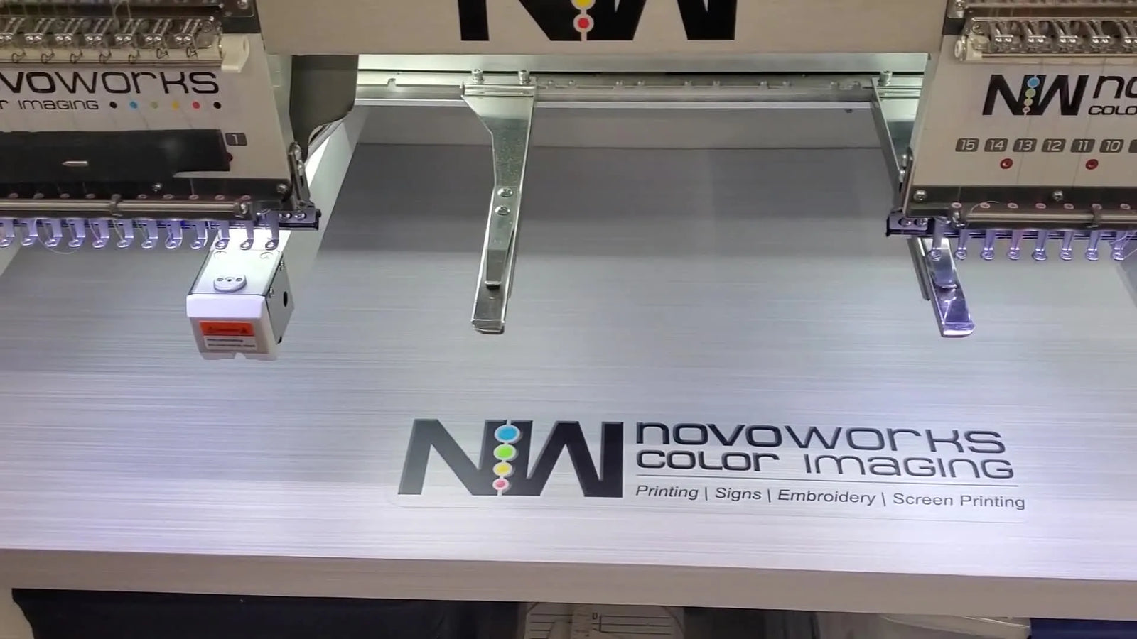 A Removable Extension Table for a 2-Head Commercial Embroidery Machine: The Cleanest Way to Support Heavy Garments (Without Drilling)