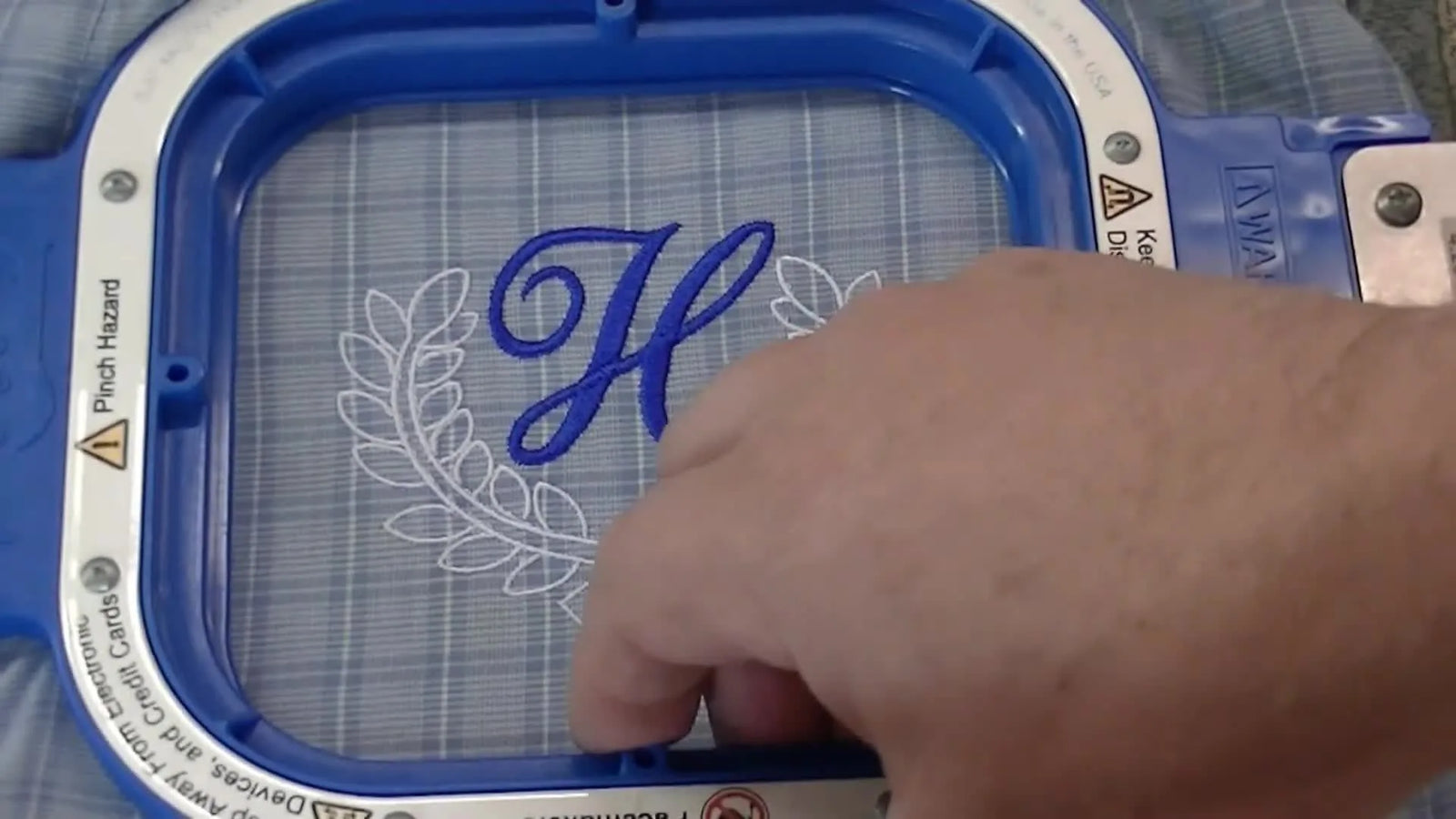 Monogramming a Pajama Pant Leg on an SWF Embroidery Machine: Clean Placement, Zero Puckers, and a Magnetic Hoop That Won’t Fight You