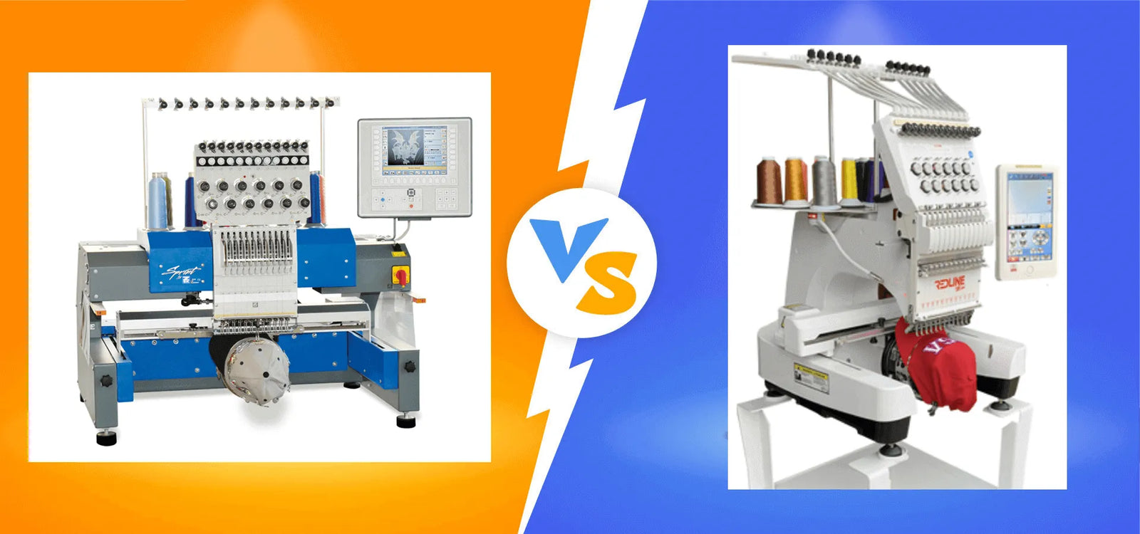 ZSK Sprint 6 vs Redline Mini 1201 The Detailed Comparison of Embroidery Machines