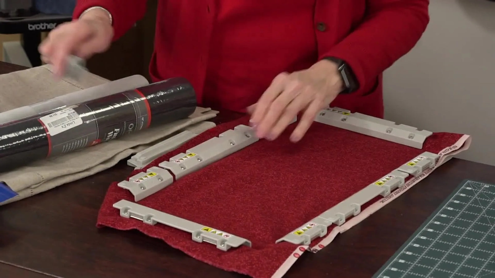 Metallic Thread Without Tears: A Brother PR1055X Holiday Table Runner Workflow That Stays Flat, Crisp, and Hoop-Burn Free