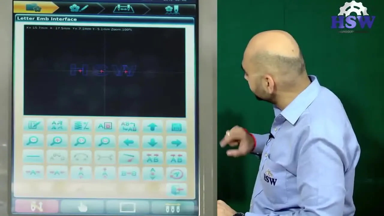 Write Names on the HSW Embroidery Machine Screen (No Software): Fonts, Kerning, and a Clean Save That Actually Stitches