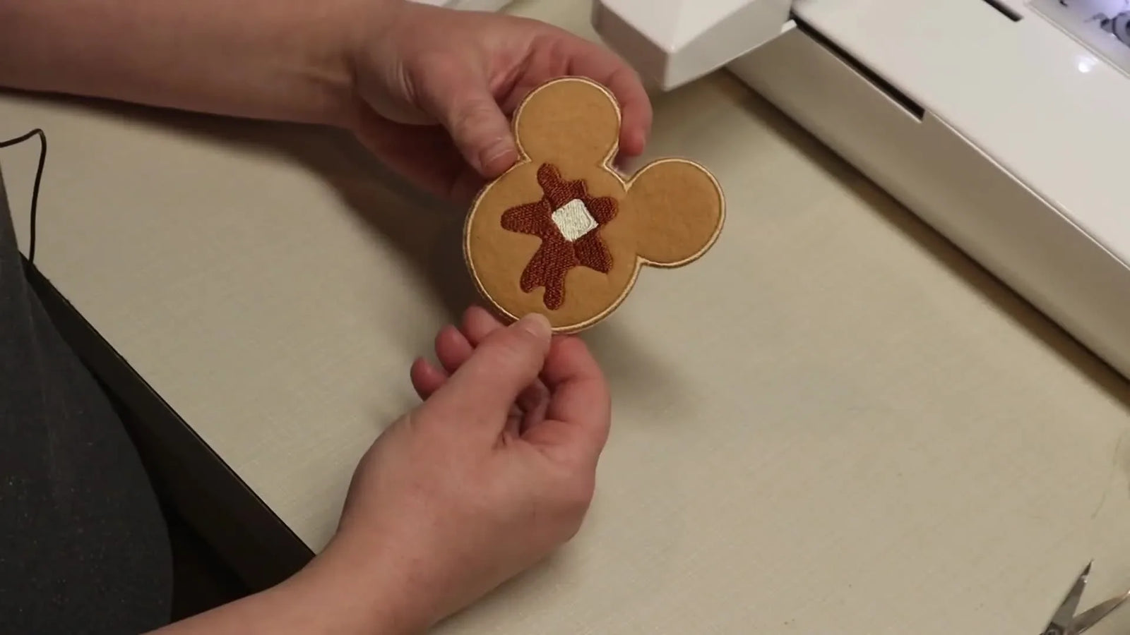 No Placement Stitch? No Panic: A Brother PE-770 ITH Mickey Pancake Appliqué That Stays Flat, Clean, and Sellable