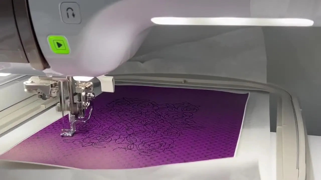 Baby Lock Visionary Embroidery on Soft Vinyl: The Floating Tape Method That Prevents Hoop Burn (and Saves Your Bag Panels)