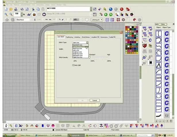 Digitizer MB Outline Cleanup That Actually Stitches: Swap Satin Line to Triple Run, Then Fix the Gaps with Reshape Nodes