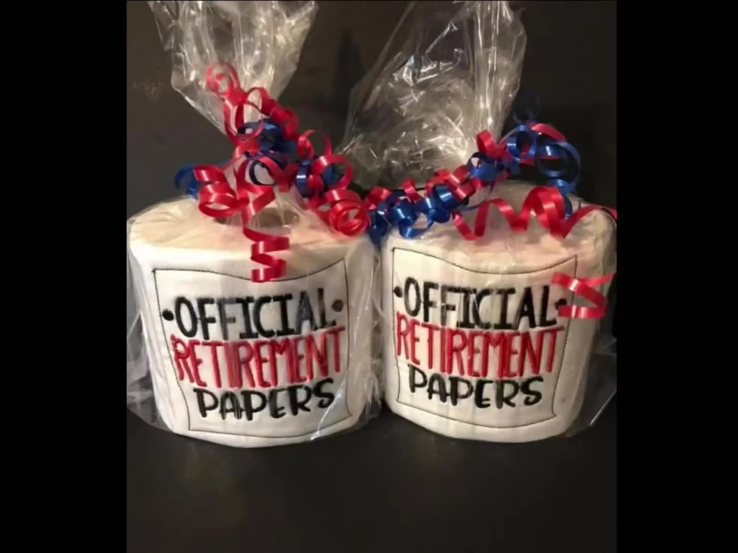 DIY Retirement Gag Gift: Embroidered Toilet Paper Tutorial