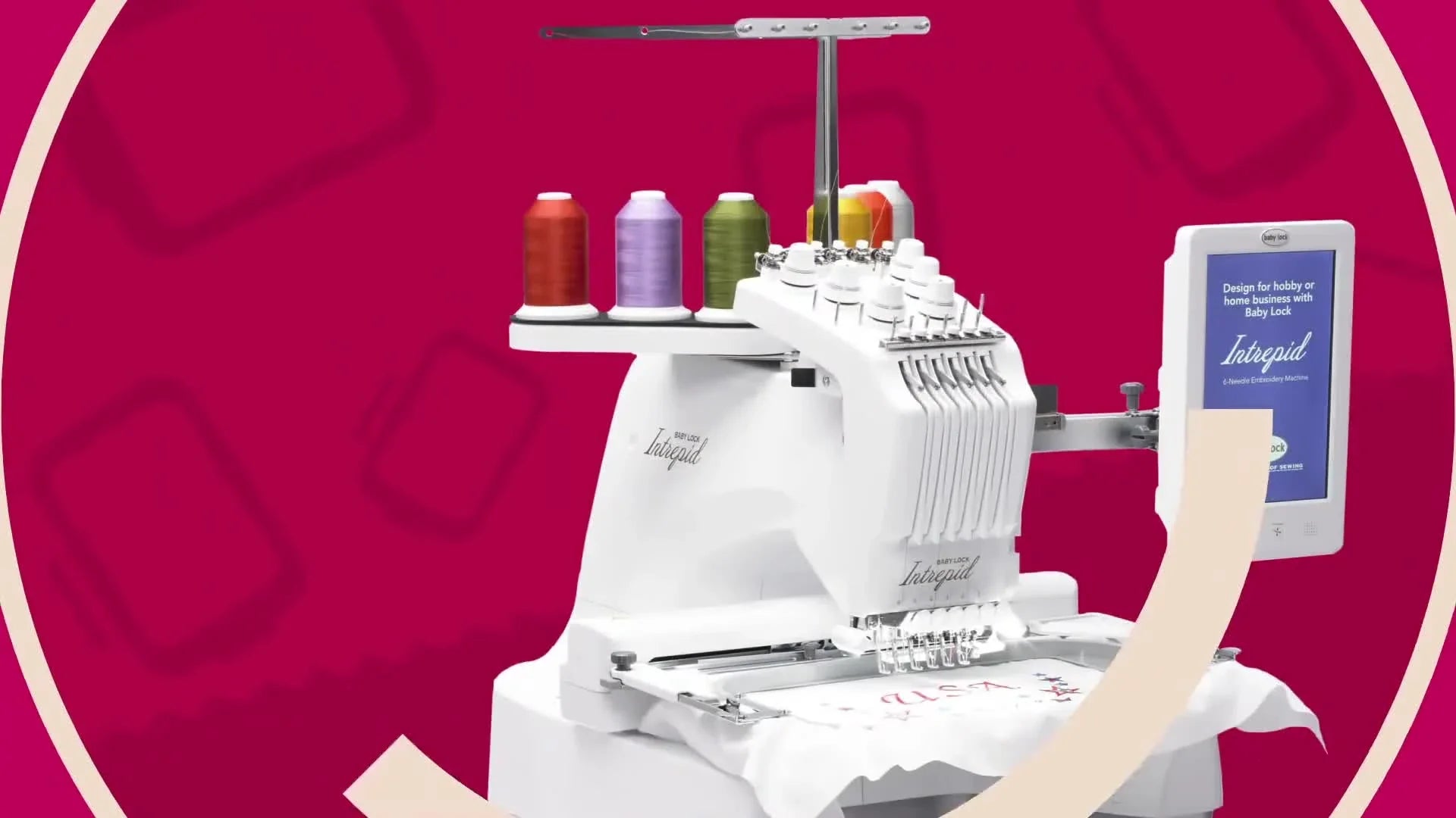 Baby Lock Intrepid 6-Needle Demo, Decoded: Faster Color Changes, Smart ...