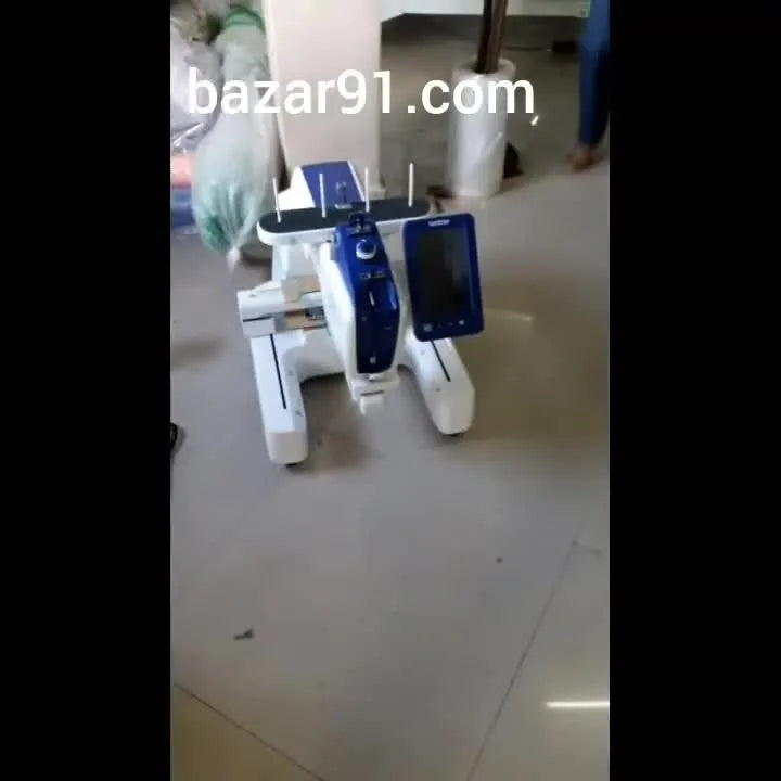 Brother VR fully assembled with touchscreen powered on.