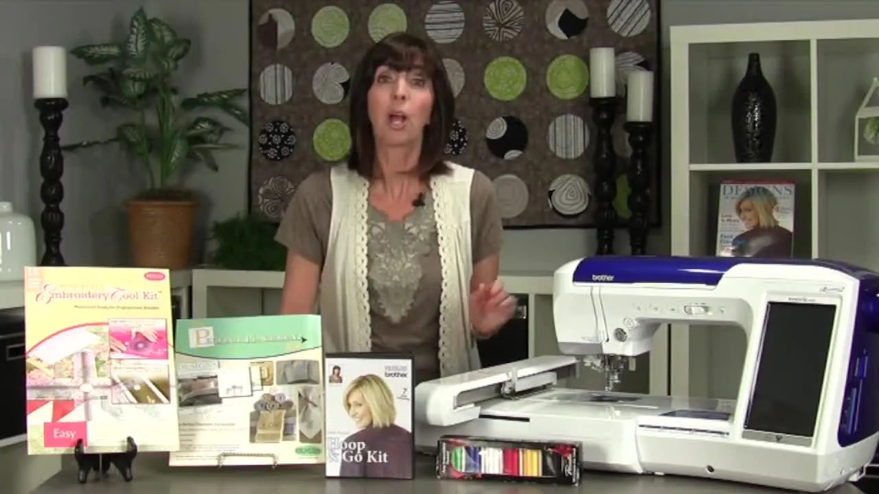 Perfect Towel Monograms with the Brother Embroidery Jumpstart Kit