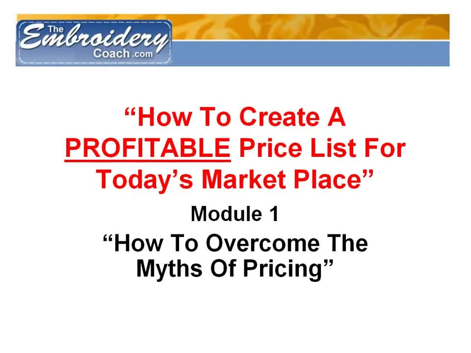 Stop Undercutting: Build a Profitable Embroidery Price List That Customers Respect (and Your Shop Can Actually Live On)