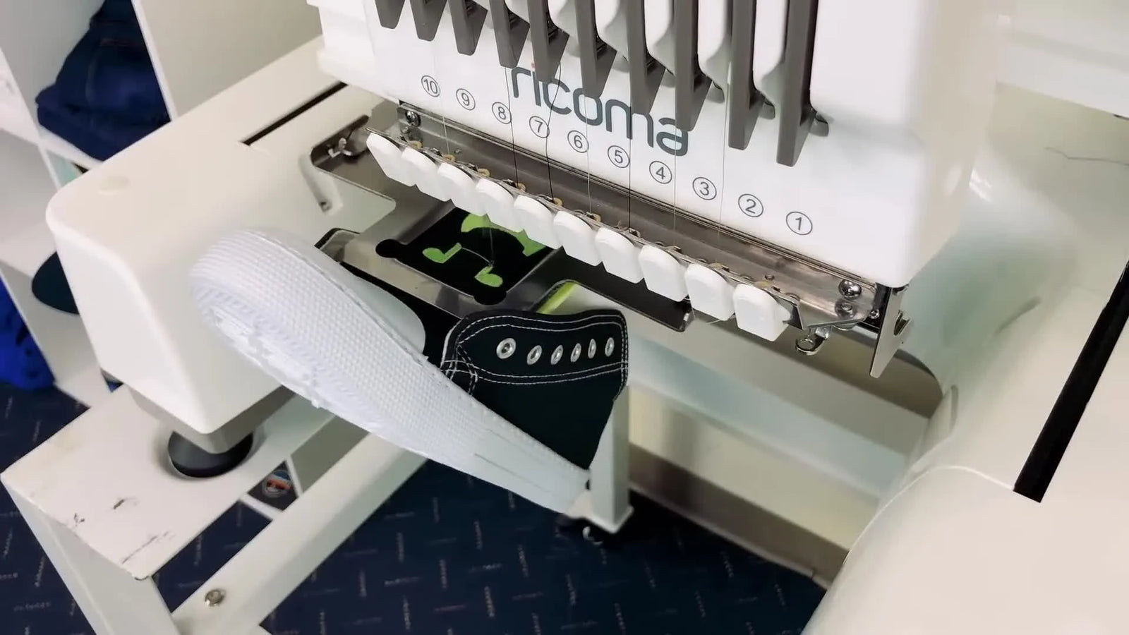 Embroidering a Canvas Shoe Tongue Without Ruining the Shoe: The Clamp Method That Actually Holds