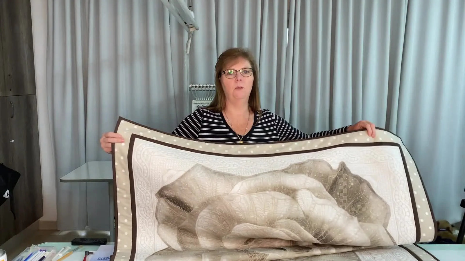 Quilt a Dream Panel with Multi-Hooping: Step-by-Step Machine Embroidery Guide