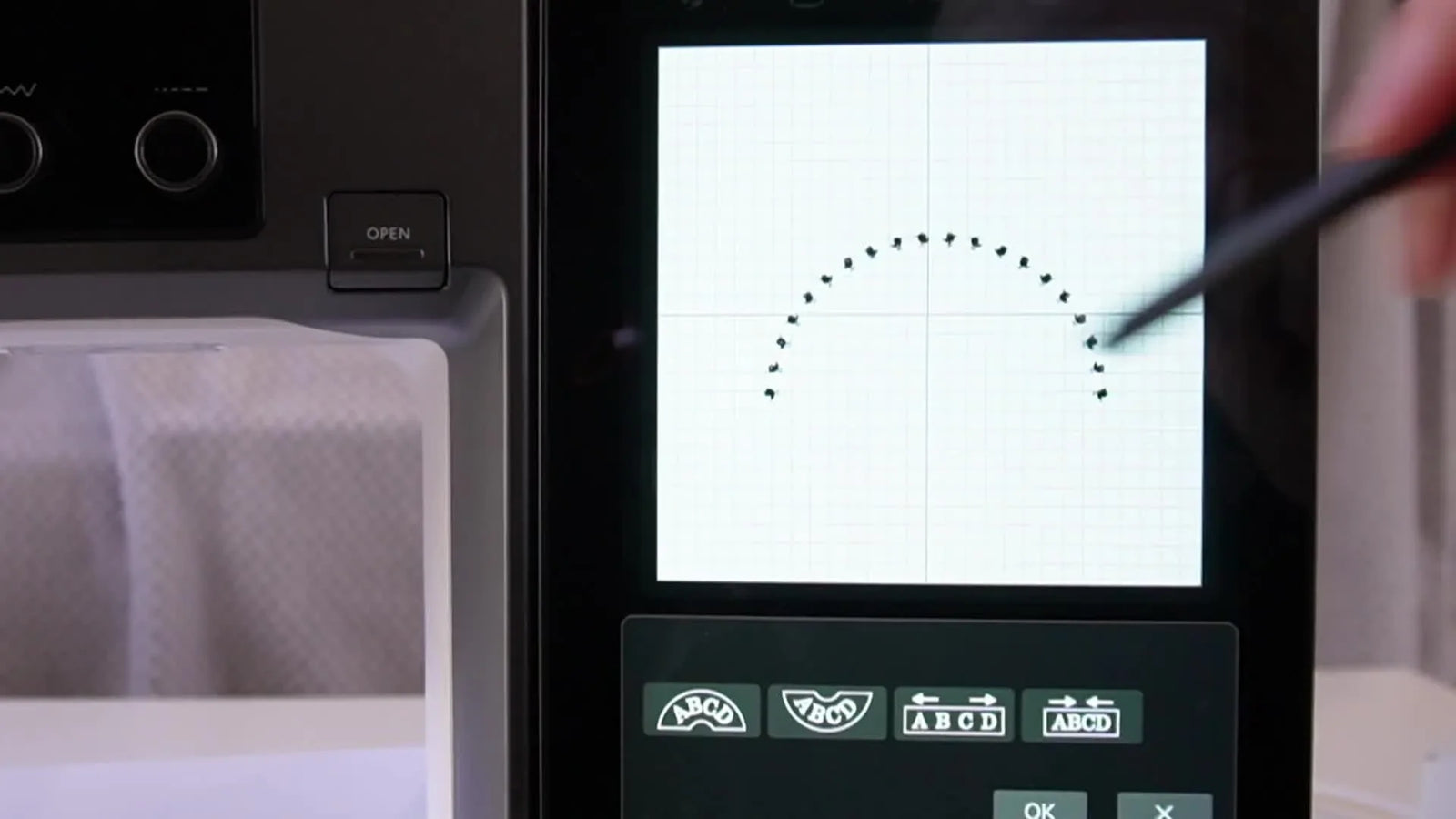 Turn Janome CM17 “Border” Fonts into Perfect Circular Frames (Without Digitizing Software Headaches)