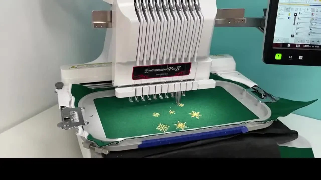 Reversible 3D Felt Christmas Trees on a Brother PR1055X: Metallic Bobbin, Stiff “Felt Sandwich,” and the Slot-Cut That Actually Fits