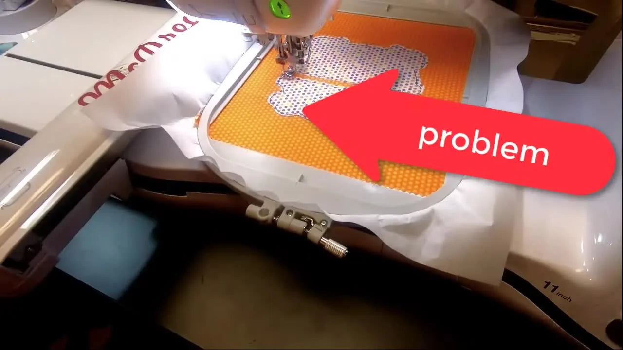 Saved in the Hoop: Fix an Oversized ScanNCut Appliqué Cut on the Brother Dream Machine 2 (and Make Goody Stick Behave)