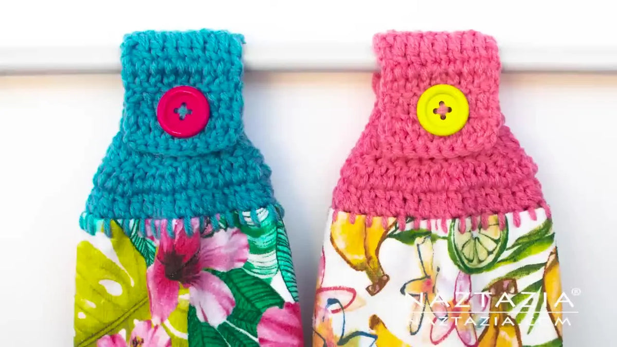 Crochet a Hanging Kitchen Towel: Easy DIY Tutorial