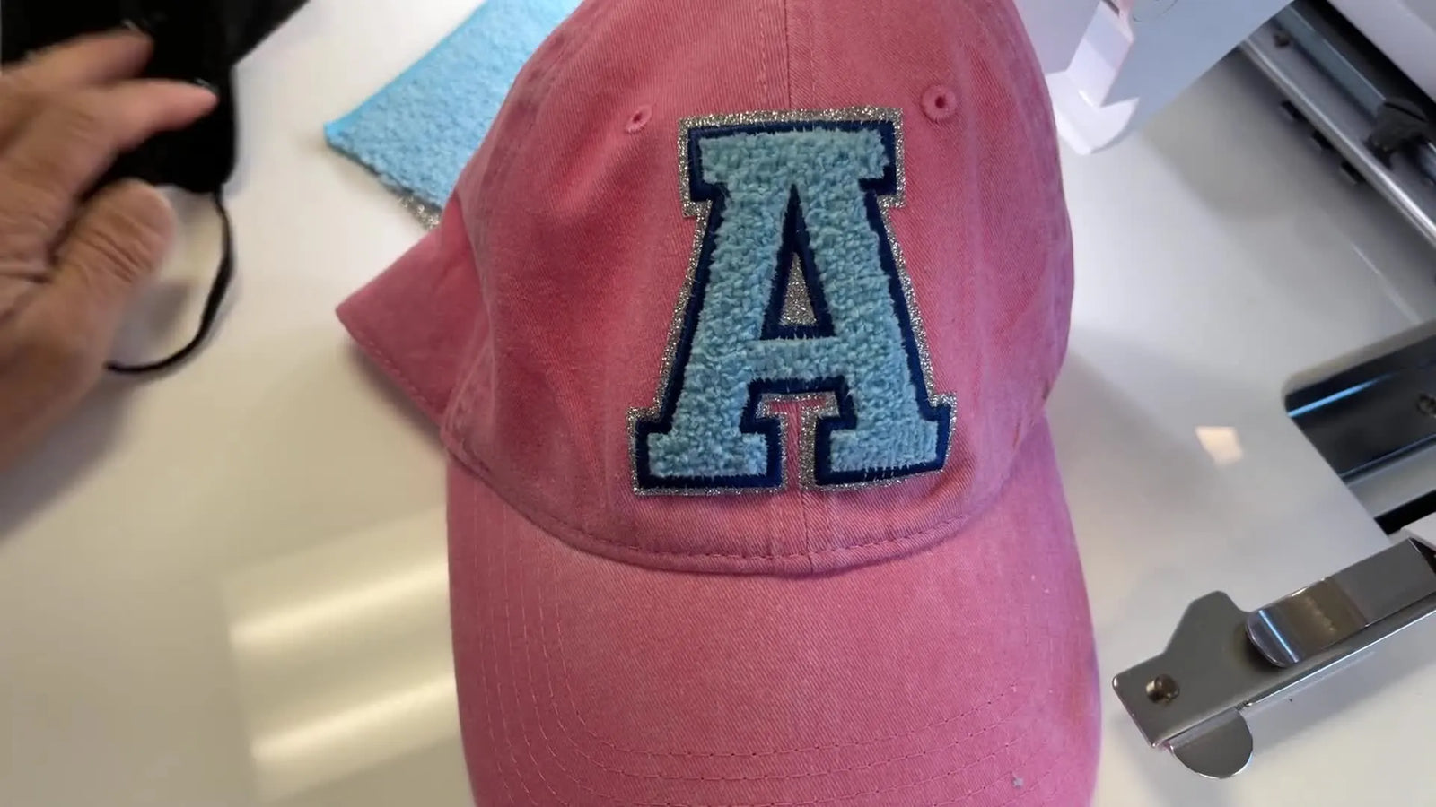 Faux Chenille Letter Patches on a Brother PR1055X: The Microfiber + HTV Trick That Saves Your Hat (and Your Time)