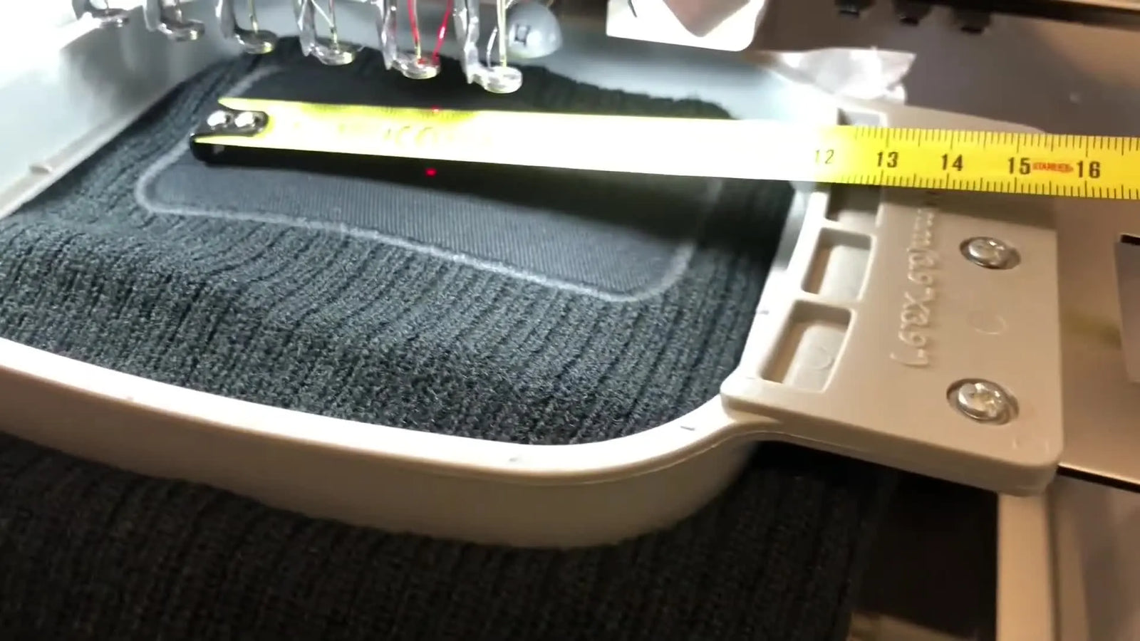 Stop Wasting Beanies: Center a Logo on a 100×50mm Patch on a Brother PR Multi-Needle (Laser + Trace Method)