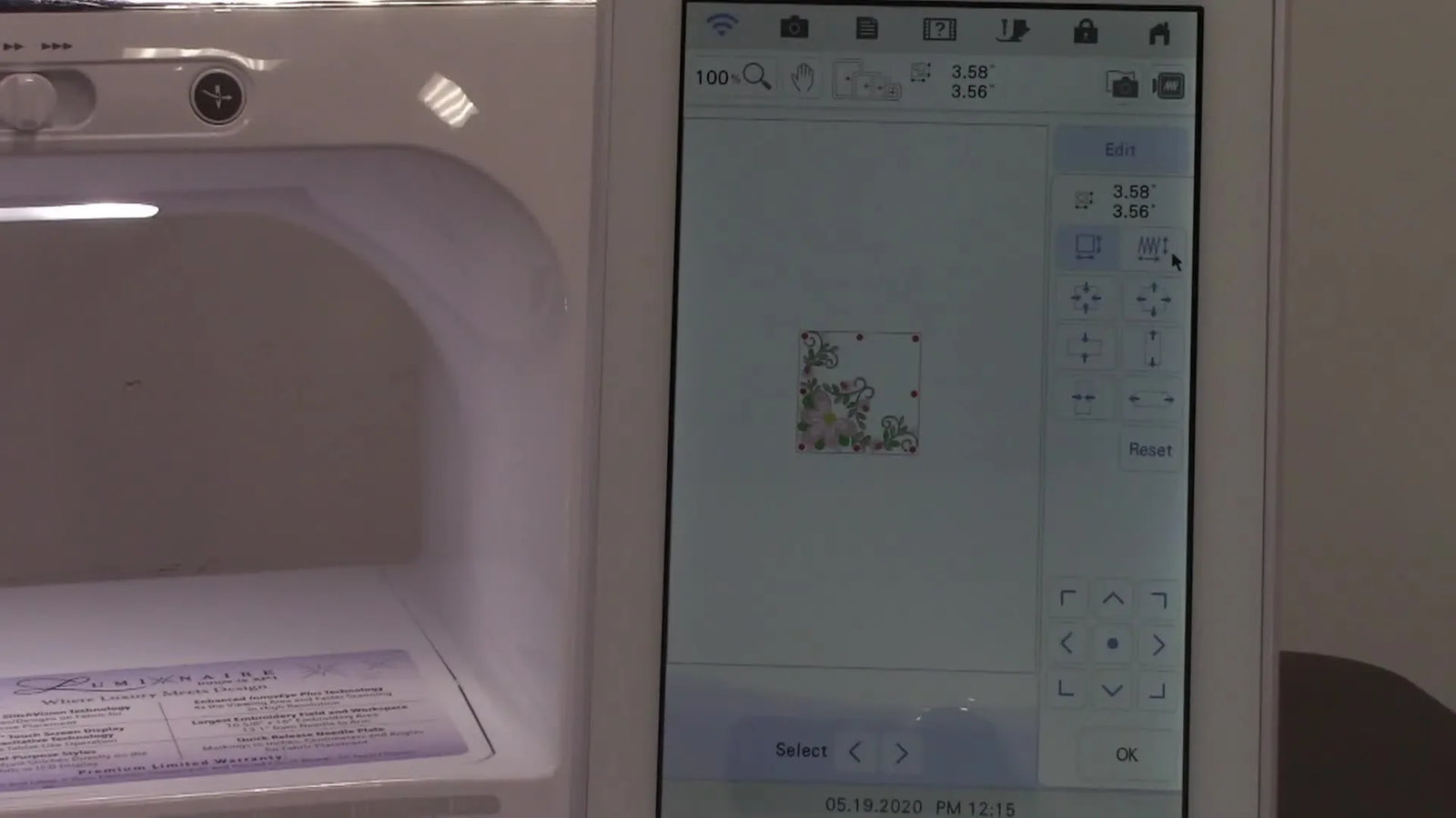 Brother Luminaire XP1 On-Screen Editing That Actually Saves a Stitch-Out: Recalculate Resizing, Thread Palettes, Color Shuffling, and Coordinate-Perfect Symmetry