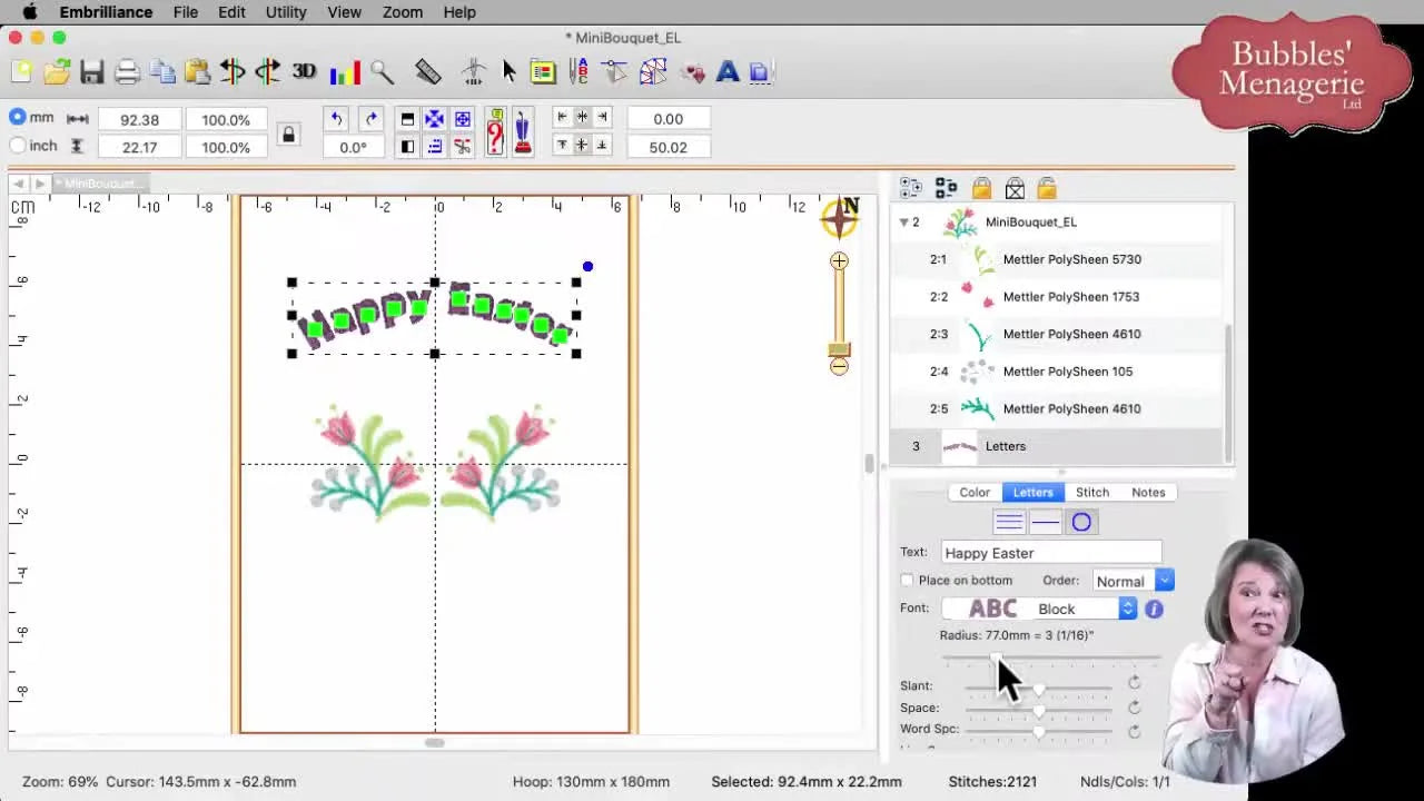Embrilliance Essentials Shortcuts That Save Real Time: Center, Mirror, Curved Lettering, and a Color Sort That Cuts Thread Changes