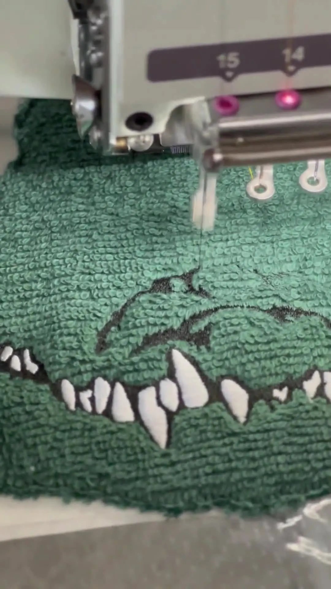 Faux Chenille Patches on a BAI Embroidery Machine: The Towel + Plastic Wrap Trick That Actually Holds Up