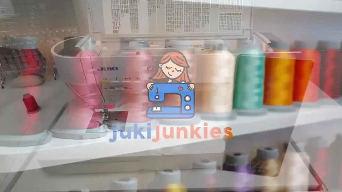Juki DX-4000 QVP KOKOCHI sewing machine showing large touch screen