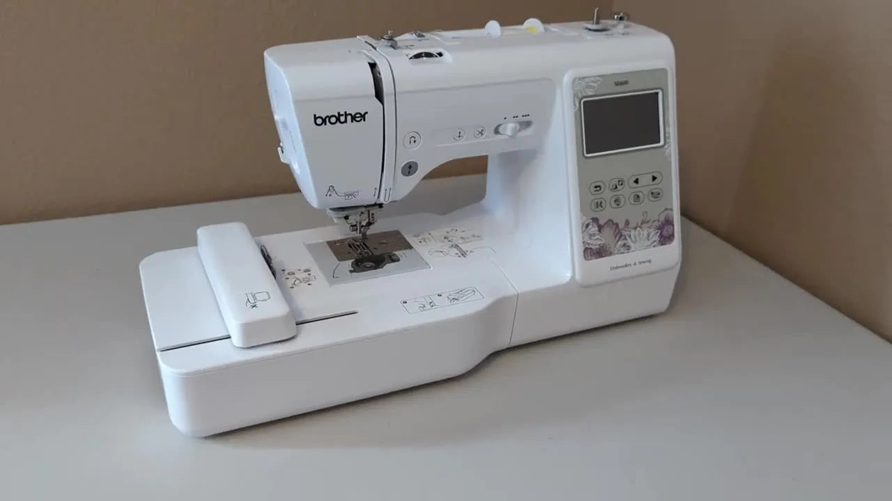 How to Switch a Brother SE600 from Embroidery to Sewing Mode