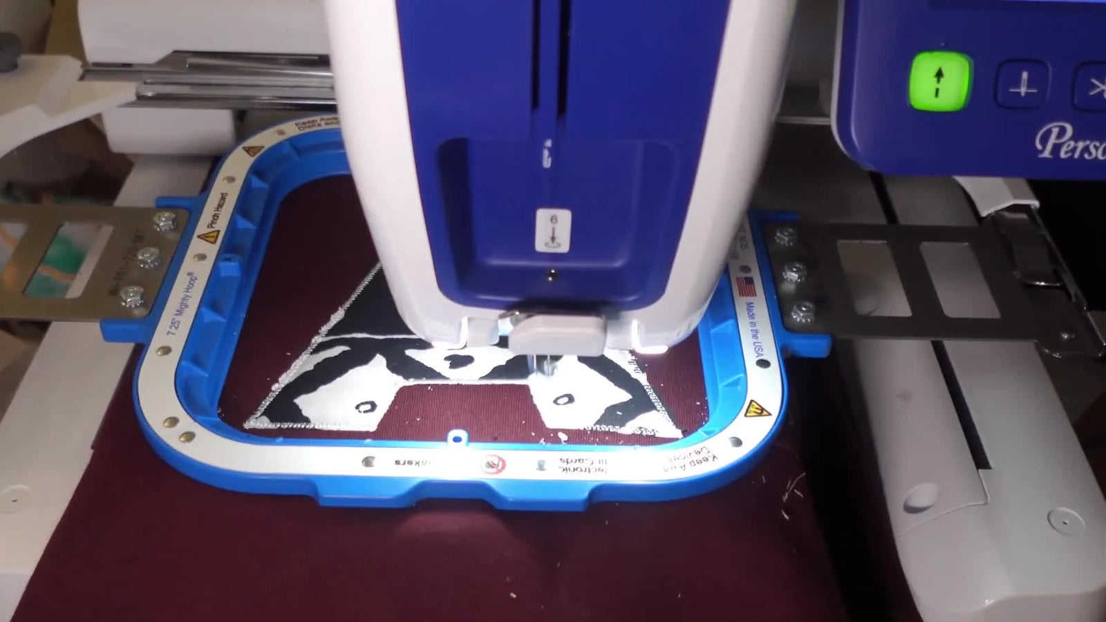 Big Appliqué Letters on a Brother Persona PRS100: Split-Hooping “AYA” on a 7.25" Magnetic Hoop Without Losing Your Mind
