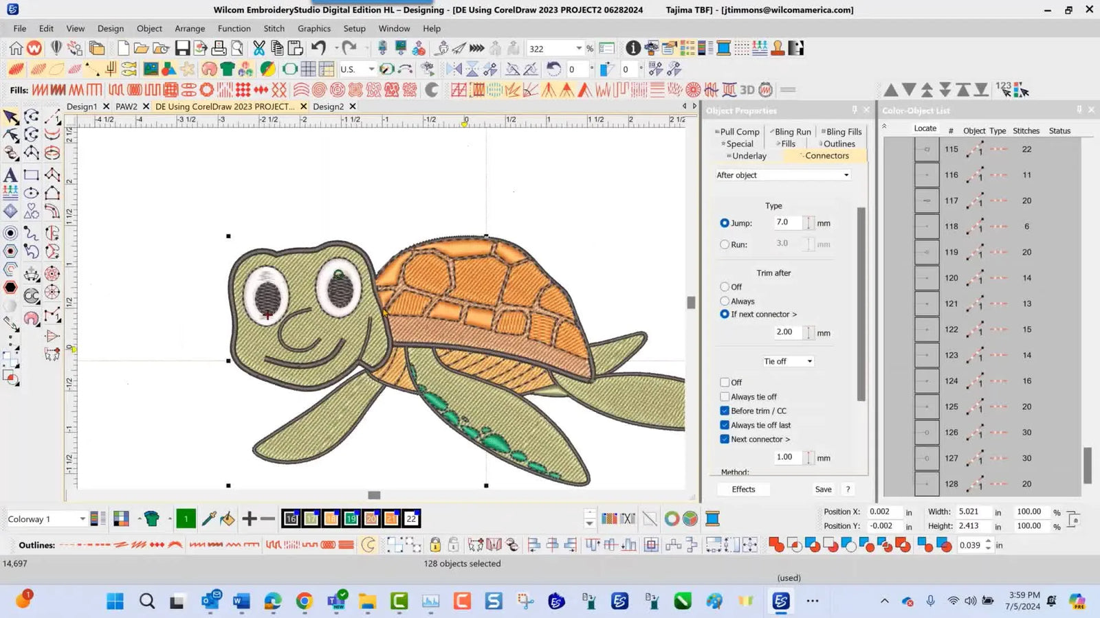 Wilcom EmbroideryStudio Digital Edition Auto-Digitizing: Turn a CorelDRAW Vector into Clean Stitches (and Catch the Underlay Trap Before It Costs You)