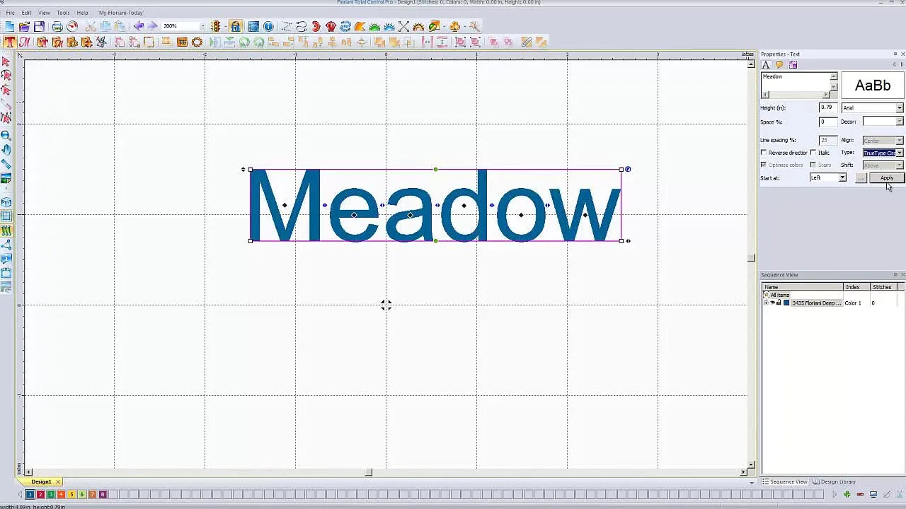 Floriani Total Control U TrueType Text That Actually Stitches Clean: Kerning, Circle Layouts, and the “Don’t Convert Yet” Rule