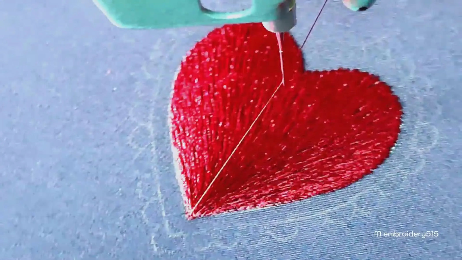 Machine Embroidery Design: Heart, Star, Flame/Crown, and Scalloped Border