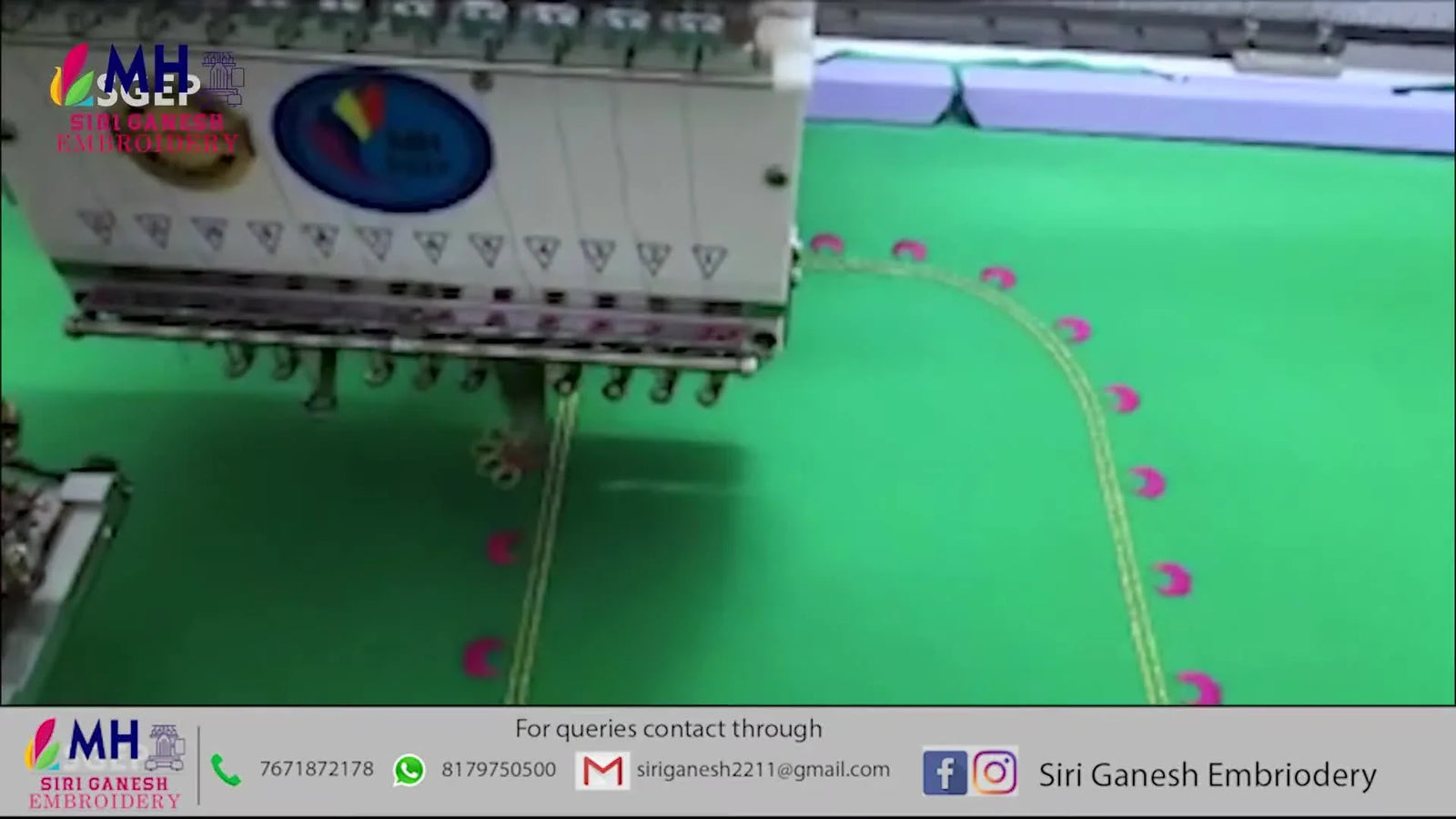 MH SGEP Multi-Needle Blouse Neck Embroidery: A Shop-Pro Workflow for Gold Borders, Perfect Registration, and Faster Framing