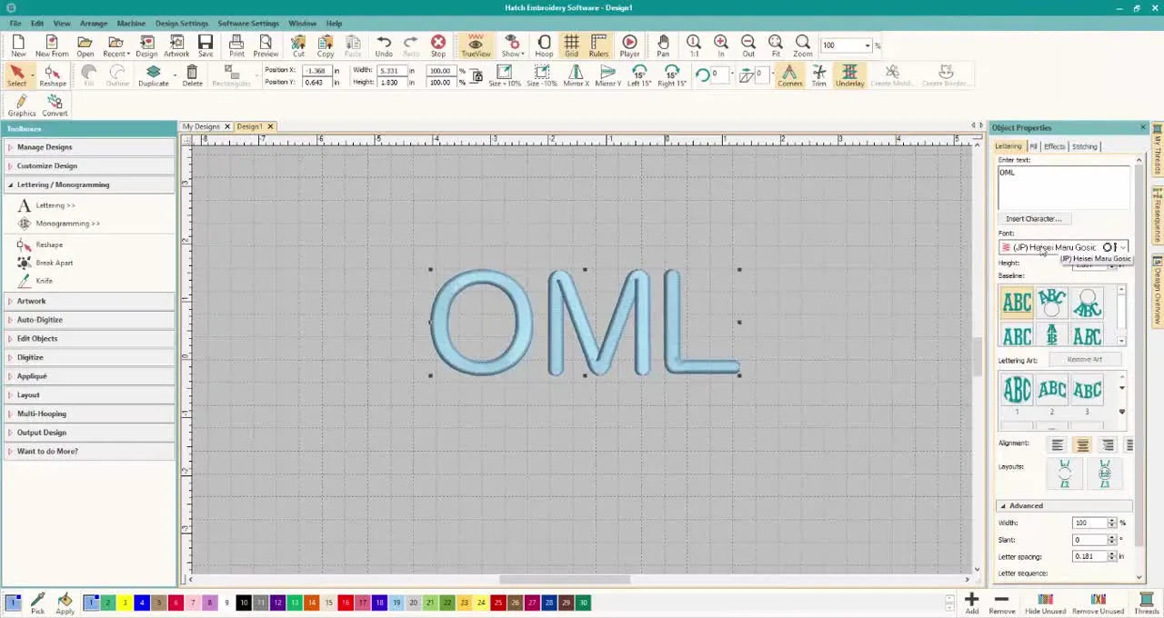 Stop Squinting in Wilcom Hatch: The Mouse-Wheel Font Preview Trick That Saves Real Digitizing Time