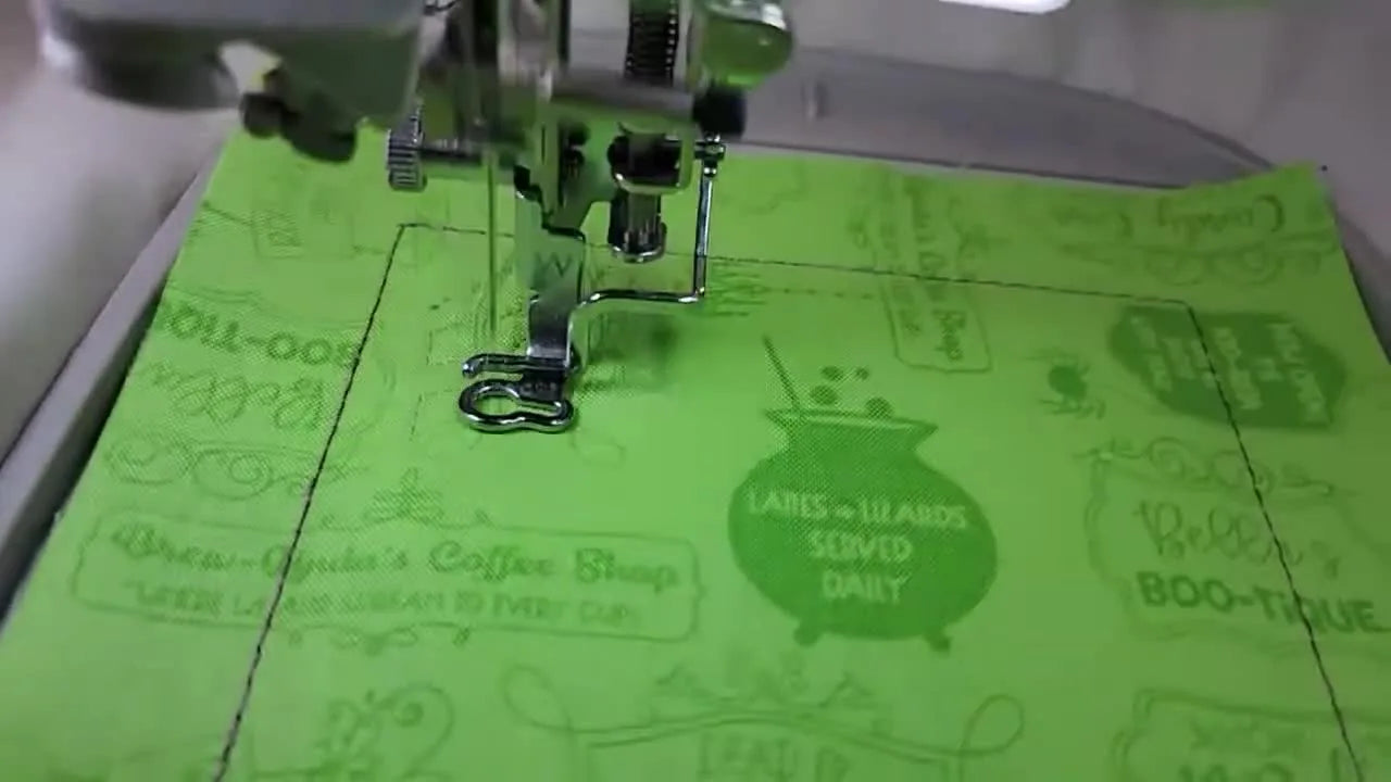 Stitch the Wire Dress Form Quilt Block on a Brother Luminaire XP2—Without Warped Fabric, Slipped Rulers, or Hoop Drama