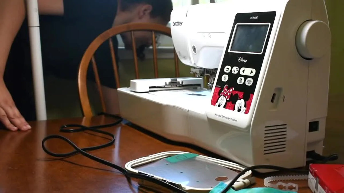 Brother PE550D Bobbin Winding Tutorial for Beginners