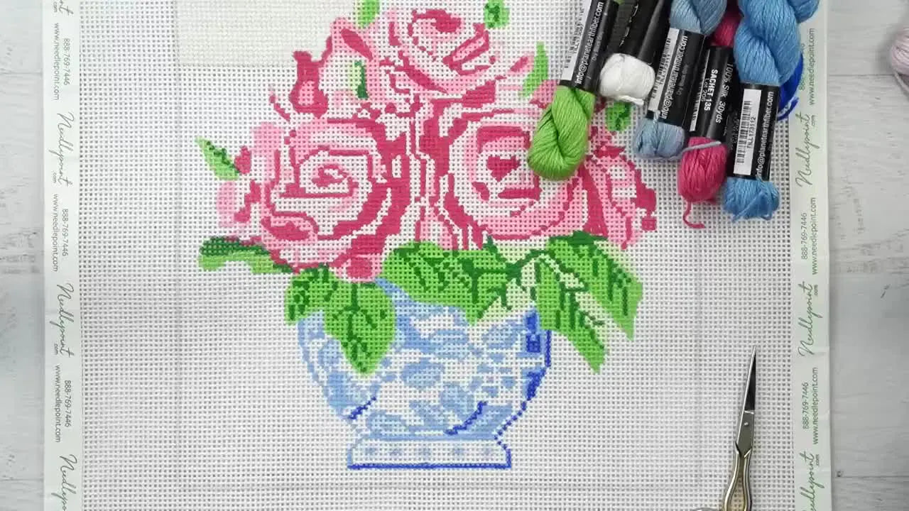 Beginner's Guide to Needlepoint: Master the Continental Stitch