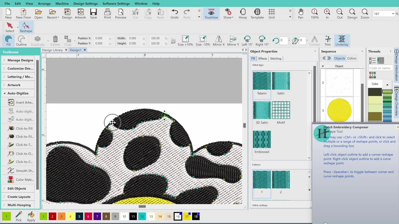 Canva to Hatch Digitizing That Actually Stitches Clean: Underlap, Hoop Limits (5x7 vs 4x4), and File Exports Without the Headache
